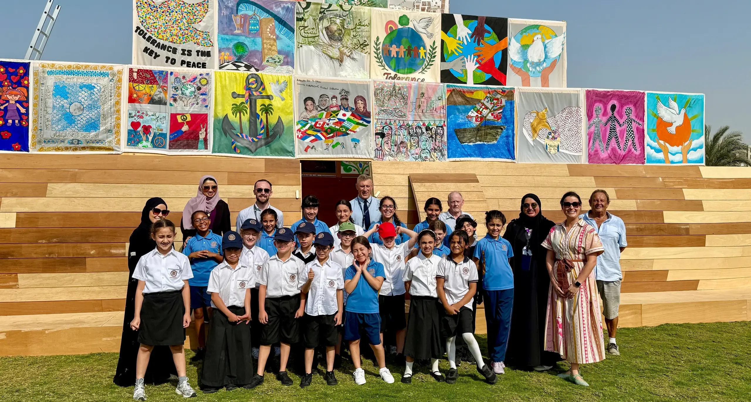 Sherborne School Jeddah students on a field trip.