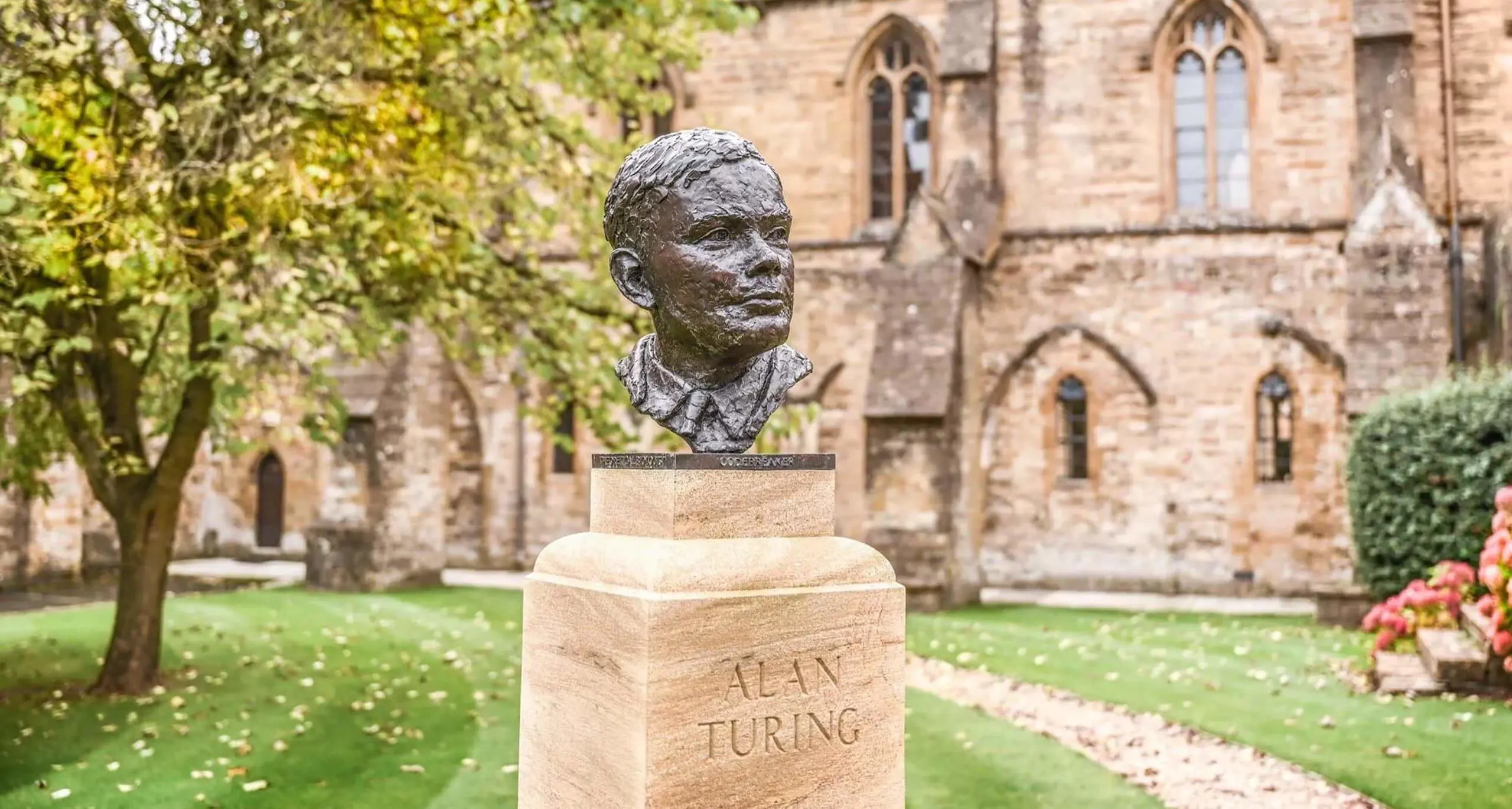 Sherborne School Dorset Campus Alan Turing Bust