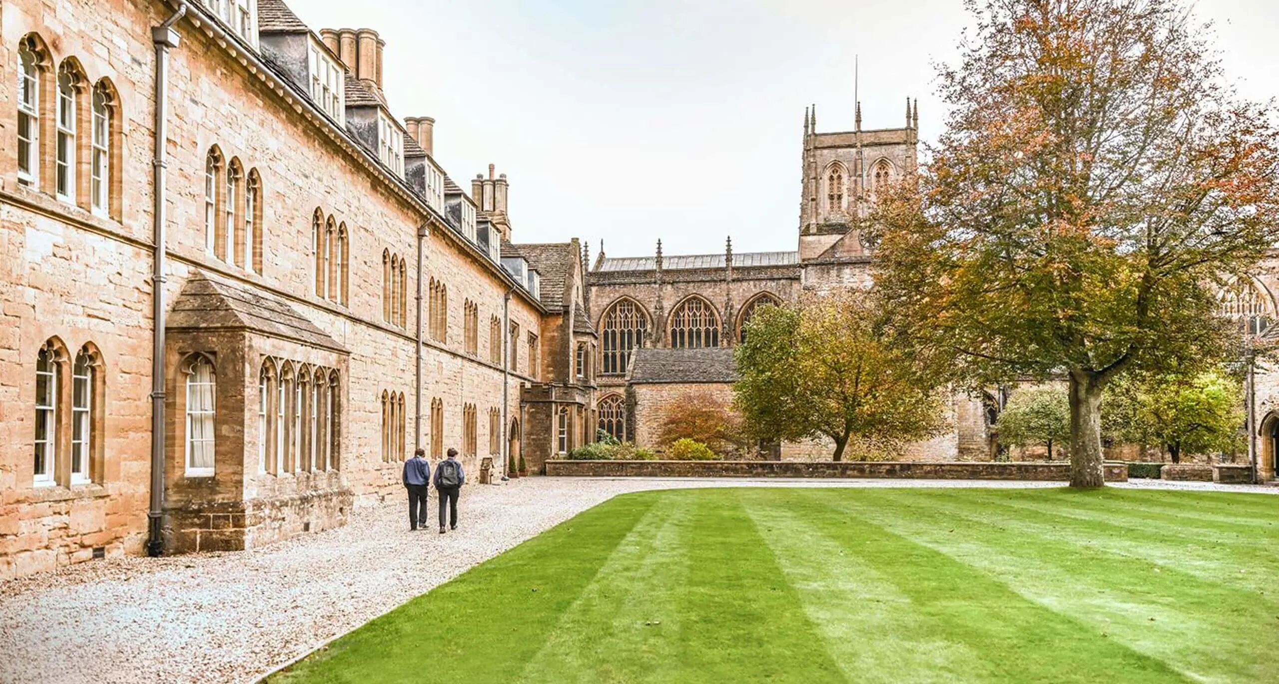 Sherborne School Dorset Campus Lawn