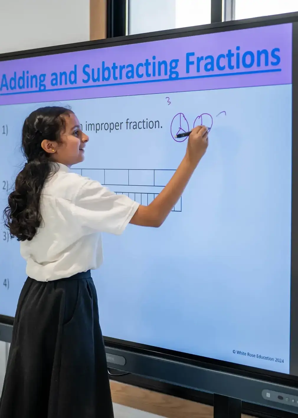 Sherborne School Jeddah maths lesson.